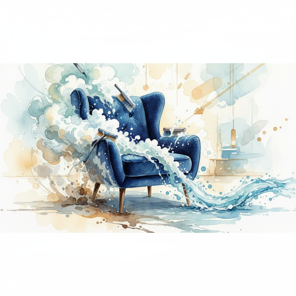 Koltuk yıkama konusunu temsil eden profesyonel kapak görseli